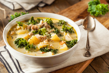 Homemade Warm Creamy Tuscan Soup