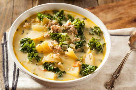 Homemade Warm Creamy Tuscan Soup