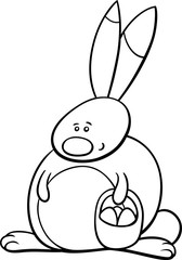 cute easter bunny coloring book