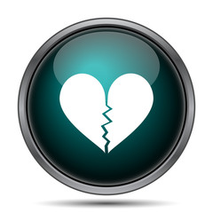 Broken heart icon