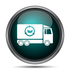 Eco truck icon