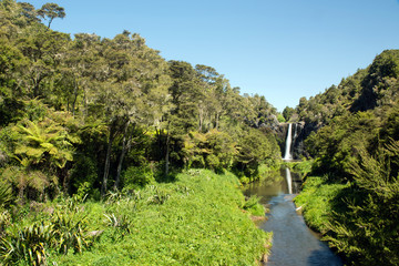 Fototapeta premium Hunua falls locatad in Hunua Ranges Regional Park close to Auckland, New Zealand