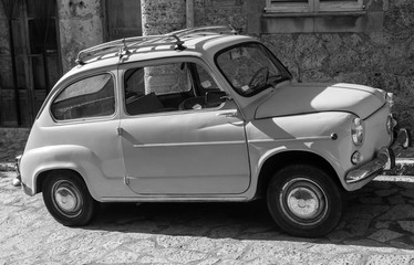 Vintage automobile at street