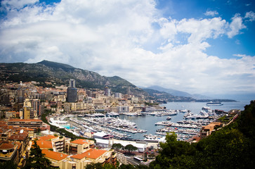 Naklejka na ściany i meble view of Monte-Carlo, Monaco