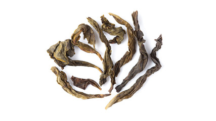 tea on a white background