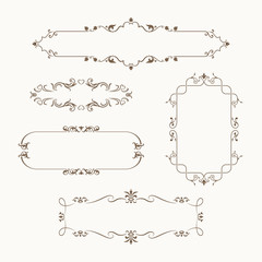 Ornate frames