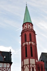Obraz premium alte nikolauskirche in frankfurt am main
