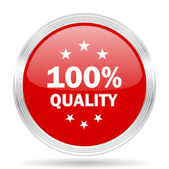 quality red glossy circle modern web icon