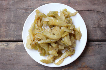 Pickled vegetables chinese food