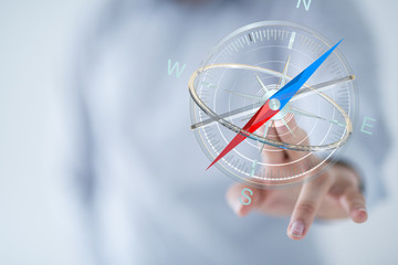 compass hand © vegefox.com