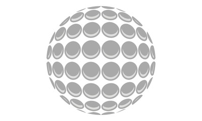 Golf Ball Vector