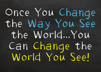 Change the World You See