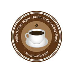 Coffee label