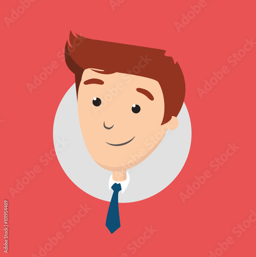 Avatar Vector Illustration Flat Icon Character For Web Stock Image And Royalty Free Vector Files On Fotolia Com Pic 101954469