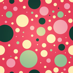 seamless vector abstract geometric dots pattern design