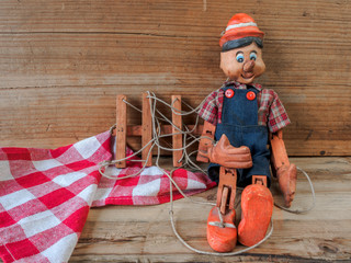 Pinocchio puppet
