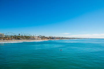 Fototapeta na wymiar Coastline in San Diego,America