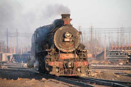 Chinese steam locomotives © daizuoxin