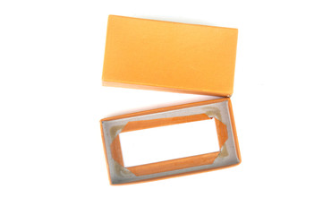 Isolated open gift box