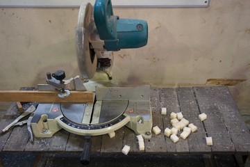 cutting machine in factory