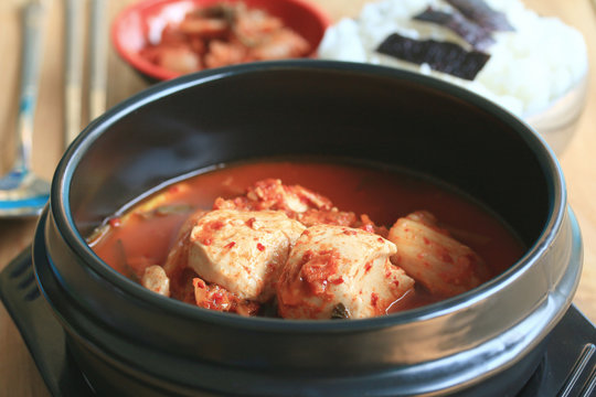 kimchi soup - korean food