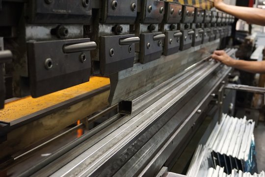 press machine in factory