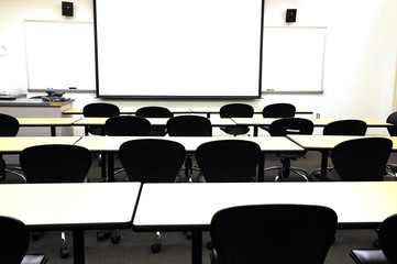 empty classroom