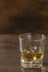Whiskey in a glass