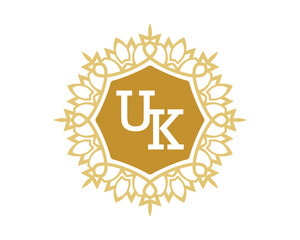 UK initial royal letter logo