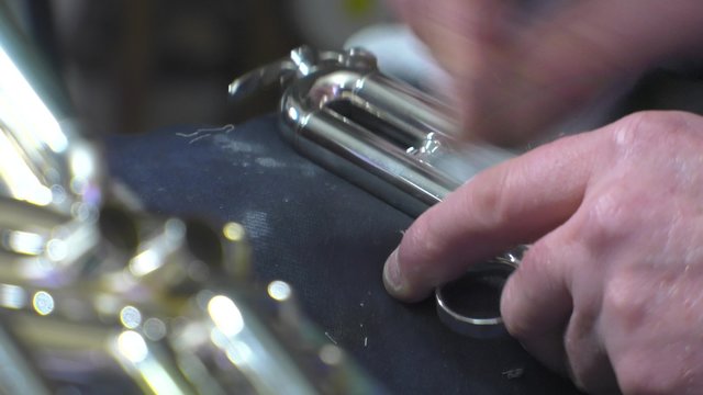 maintenance of a slide from trumpet