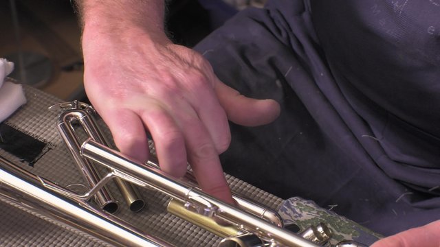 maintenance of a slide from trumpet