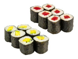 japanese roll isolated