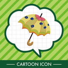 Umbrella theme elemets vector,eps