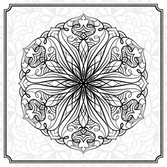Abstract round design element