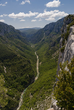 The Verdon Gorge in south-eastern France, Haut Provence,