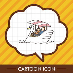 Swan Boats theme elements