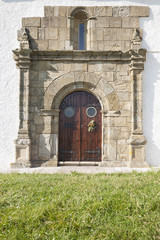 ancient door of hermitage