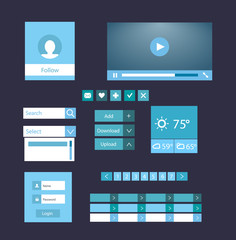 Flat ui kit