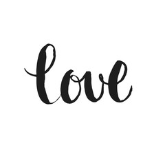 Hand drawn lettering poster