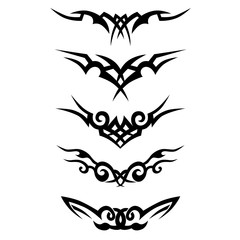 Tattoo tribal vector. Tattoo. Stencil. Pattern. Design. Ornament. 