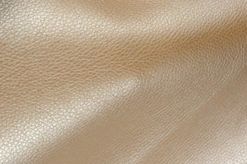 Beige Glossy Artificial Leather Background Texture