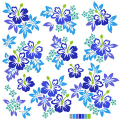 ハイビスカスのイラスト