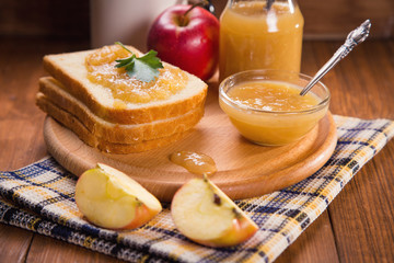 fresh apple jam