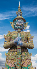 Fototapeta premium Demon Guardian Wat Phra Kaew Grand Palace (Temple of the Emerald
