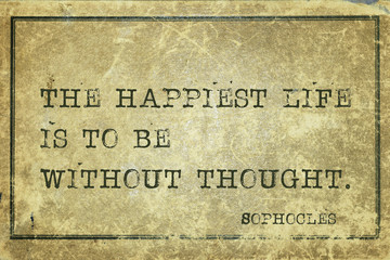 happiest life Sophocles