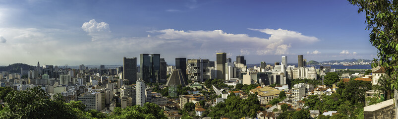Fototapeta na wymiar Rio De Janeiro Downtown panorama , Brazil 