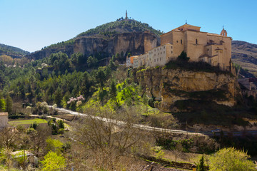 Old restored convent of Cuenca, Spain