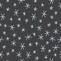 Hand drawn doodle seamless pattern background