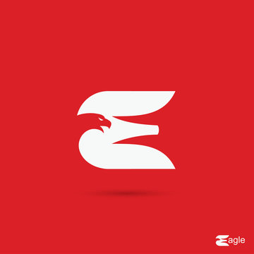 Eagle symbol - capital letter "E"