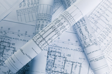 Architectural blueprints